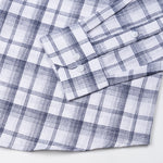 Morlae White Linen Blend Check Shirt - John Ellies