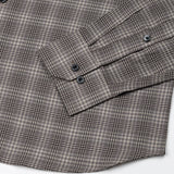 Morlae Brown Cotton Check Shirt - John Ellies