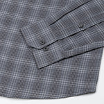 Morlae Grey Cotton Check Shirt - John Ellies