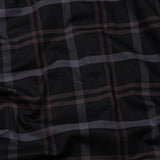 Morlae Black Cotton Check Shirt - John Ellies