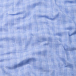 Tickop Blue Check Button Down Linen Shirt - John Ellies