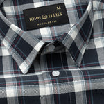 Nexuis Teal Premium Cotton Check Shirt - John Ellies