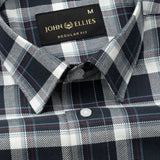 Nexuis Teal Premium Cotton Check Shirt - John Ellies
