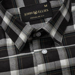 Nexuis Brown Premium Cotton Check Shirt - John Ellies