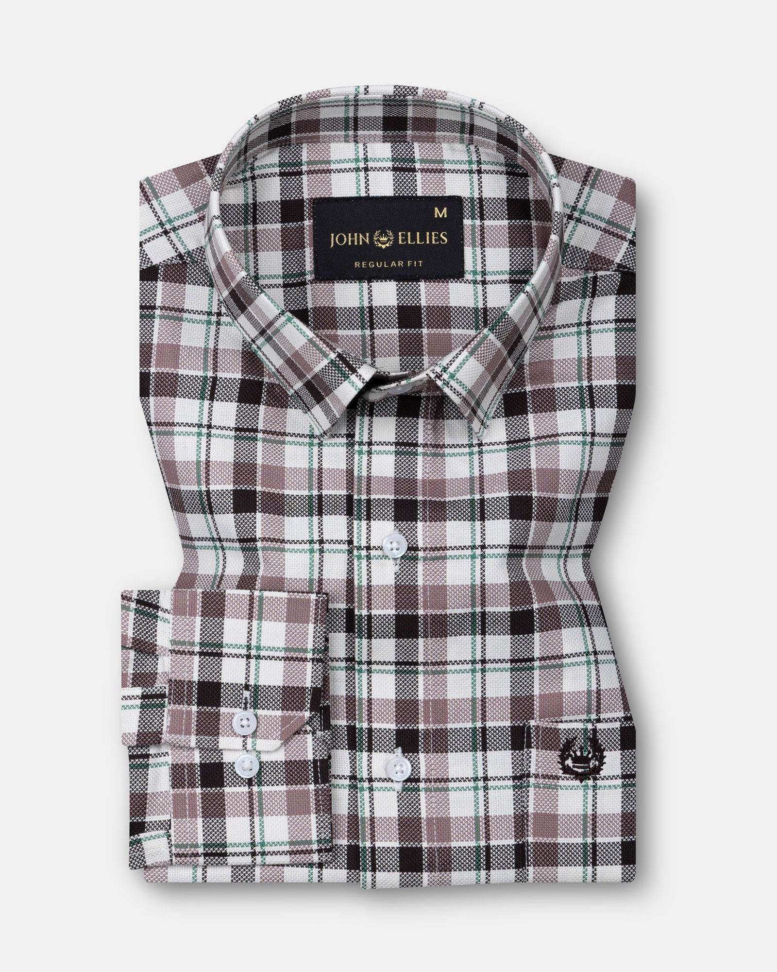 Nexuis Pink Premium Cotton Check Shirt - John Ellies
