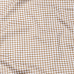 Emblem Brown Check Button Down Cotton Shirt - John Ellies