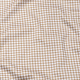 Emblem Brown Check Button Down Cotton Shirt - John Ellies
