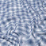 Brule Blue Houndstooth Check Cotton Shirt - John Ellies