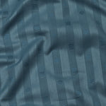 Matis Teal Dobby Cotton Stripe Shirt - John Ellies