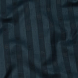 Matis Navy Blue Dobby Cotton Stripe Shirt - John Ellies