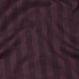 Matis Maroon Dobby Cotton Stripe Shirt - John Ellies