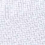 Dushan Blue Check Button Down Textured Cotton Shirt - John Ellies