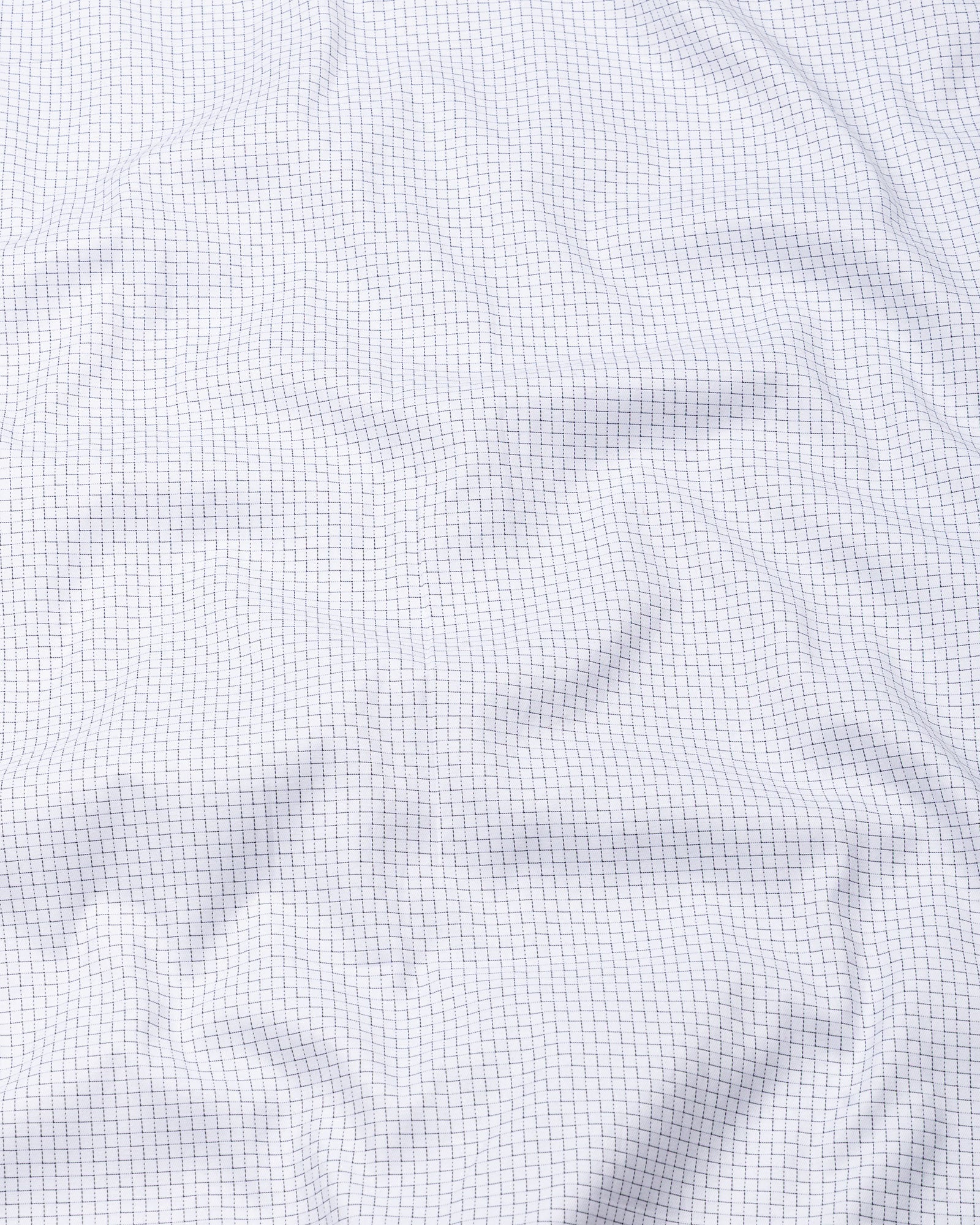 Dushan Grey Check Button Down Textured Cotton Shirt - John Ellies