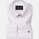Dushan Red Check Button Down Textured Cotton Shirt - John Ellies