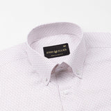 Dushan Red Check Button Down Textured Cotton Shirt - John Ellies