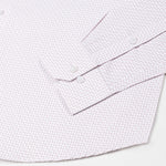 Dushan Red Check Button Down Textured Cotton Shirt - John Ellies