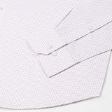 Dushan Red Check Button Down Textured Cotton Shirt - John Ellies