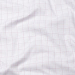 Taner Maroon Cotton Check Shirt - John Ellies