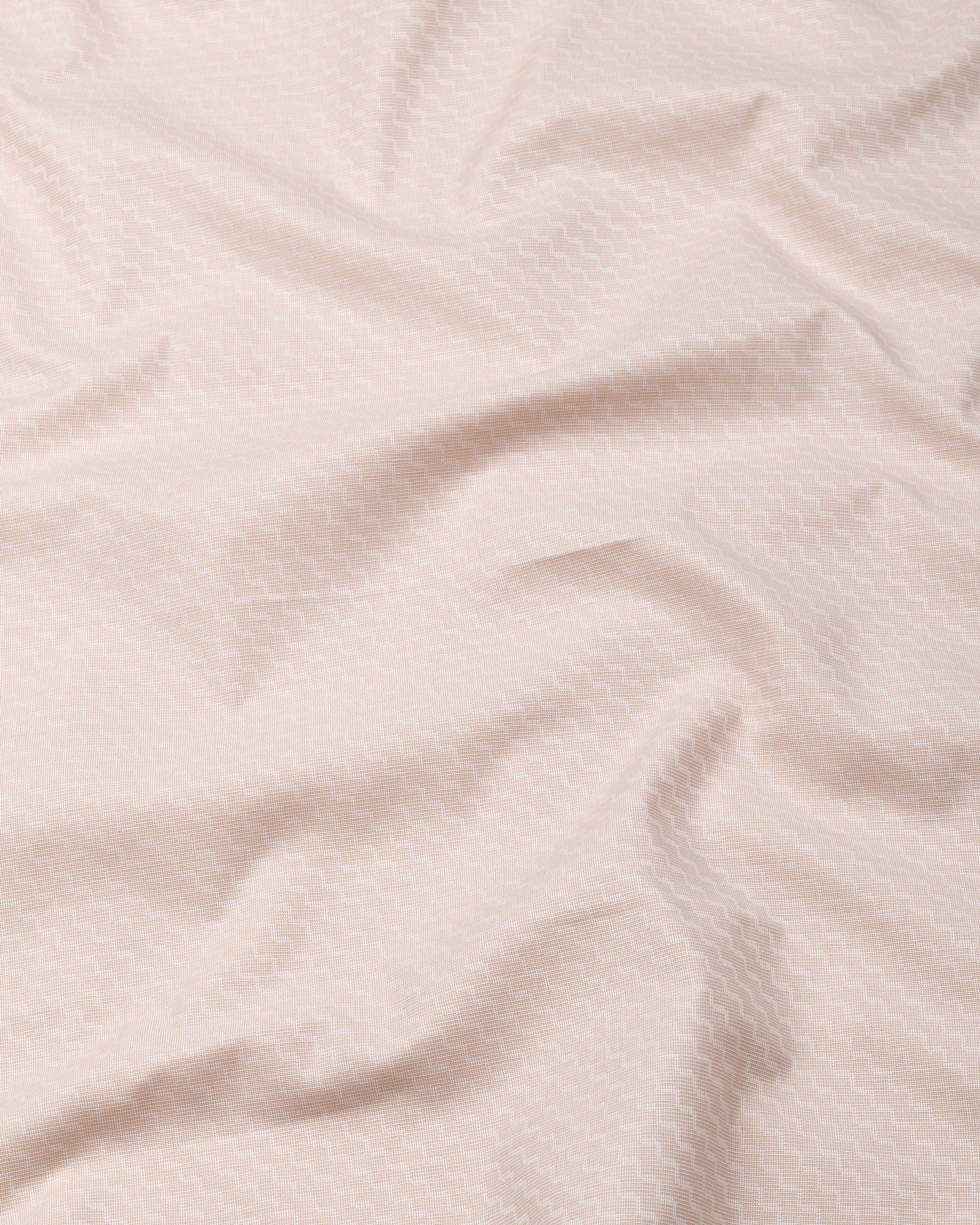 Ckrob Peach Textured Cotton Shirt - John Ellies