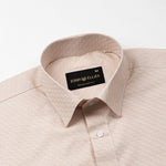 Ckrob Peach Textured Cotton Shirt - John Ellies