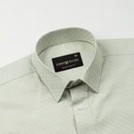 Ckrob Green Textured Cotton Shirt - John Ellies