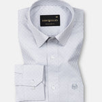 Ckrob Grey Textured Cotton Shirt - John Ellies