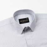 Ckrob Grey Textured Cotton Shirt - John Ellies