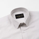 Ckrob Cream Textured Cotton Shirt - John Ellies