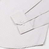 Ckrob Cream Textured Cotton Shirt - John Ellies