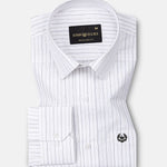 Solak Olive Stripe Linen Shirt - John Ellies