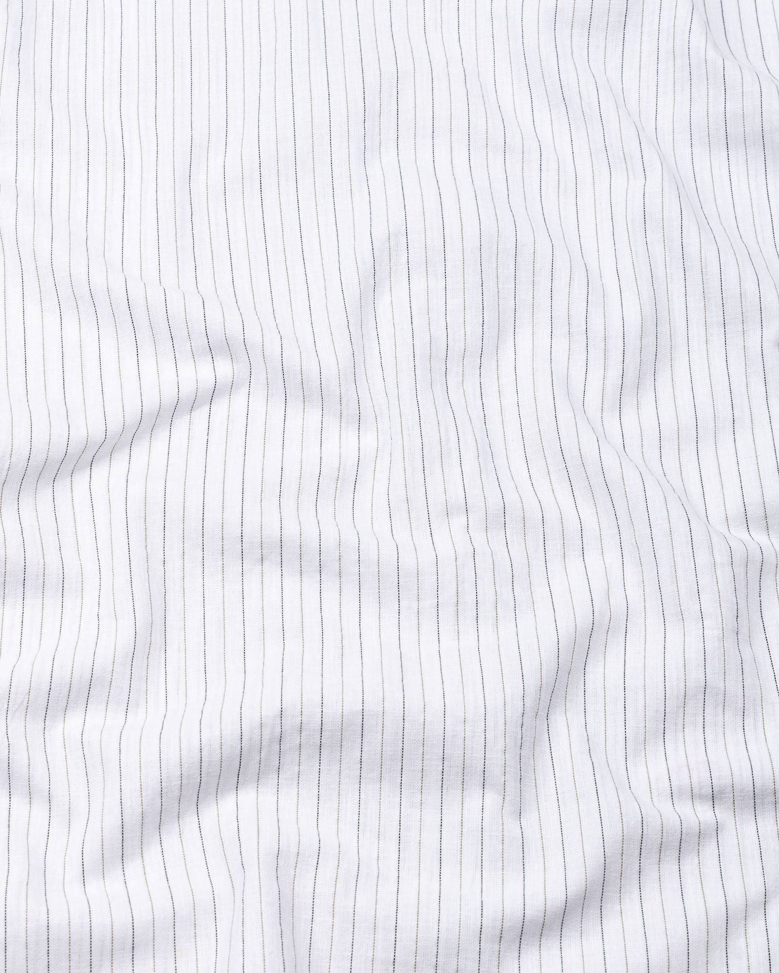 Solak Olive Stripe Linen Shirt - John Ellies