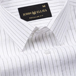 Solak Olive Stripe Linen Shirt - John Ellies
