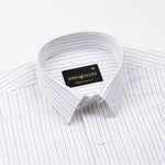 Solak Olive Stripe Linen Shirt - John Ellies