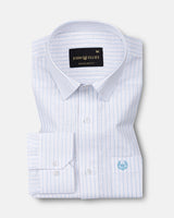 Solak Sky Blue Stripe Linen Shirt