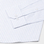 Solak Sky Blue Stripe Linen Shirt - John Ellies