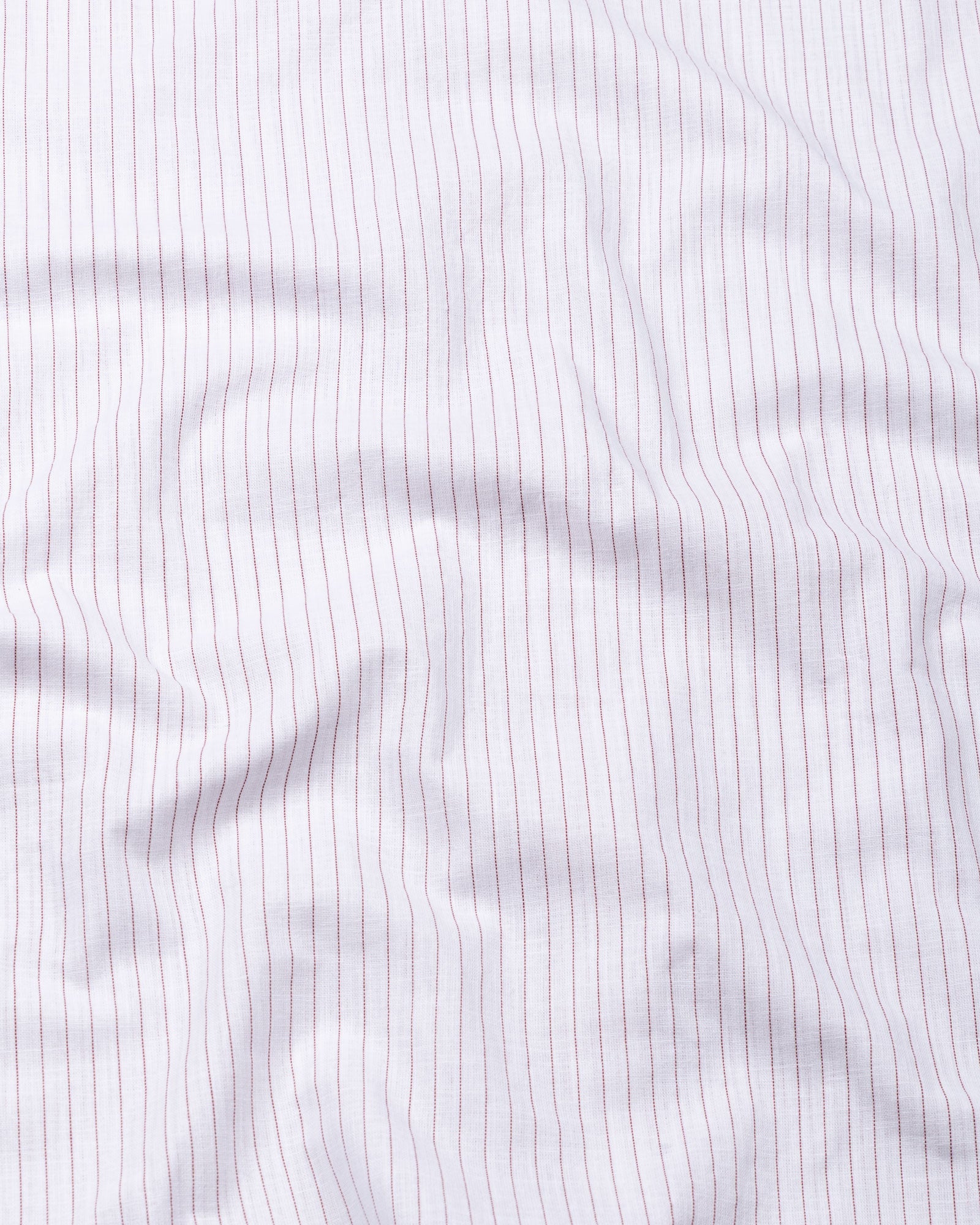 Solak Maroon Stripe Linen Shirt - John Ellies