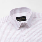 Solak Maroon Stripe Linen Shirt - John Ellies