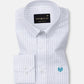 Solak Teal Stripe Linen Shirt - John Ellies