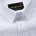 Solak Teal Stripe Linen Shirt - John Ellies