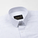 Solak Teal Stripe Linen Shirt - John Ellies