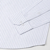 Solak Teal Stripe Linen Shirt - John Ellies