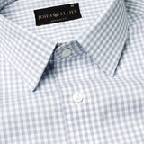 Grey Checkered Premium Gingham Cotton Shirt