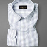 Grey Checkered Premium Gingham Cotton Shirt