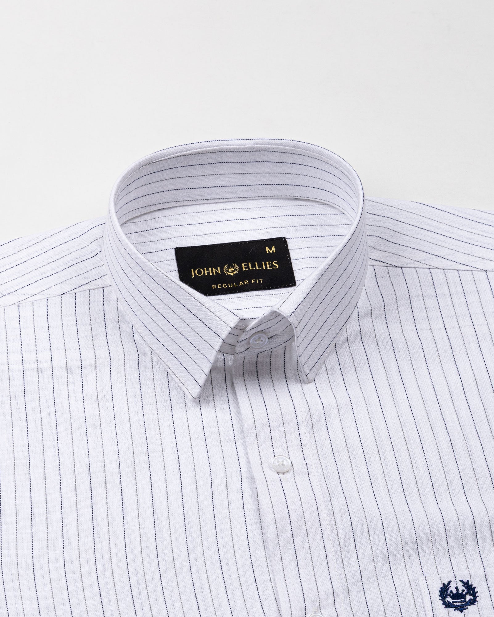 Solak Grey Stripe Linen Shirt - John Ellies