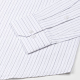 Solak Grey Stripe Linen Shirt - John Ellies