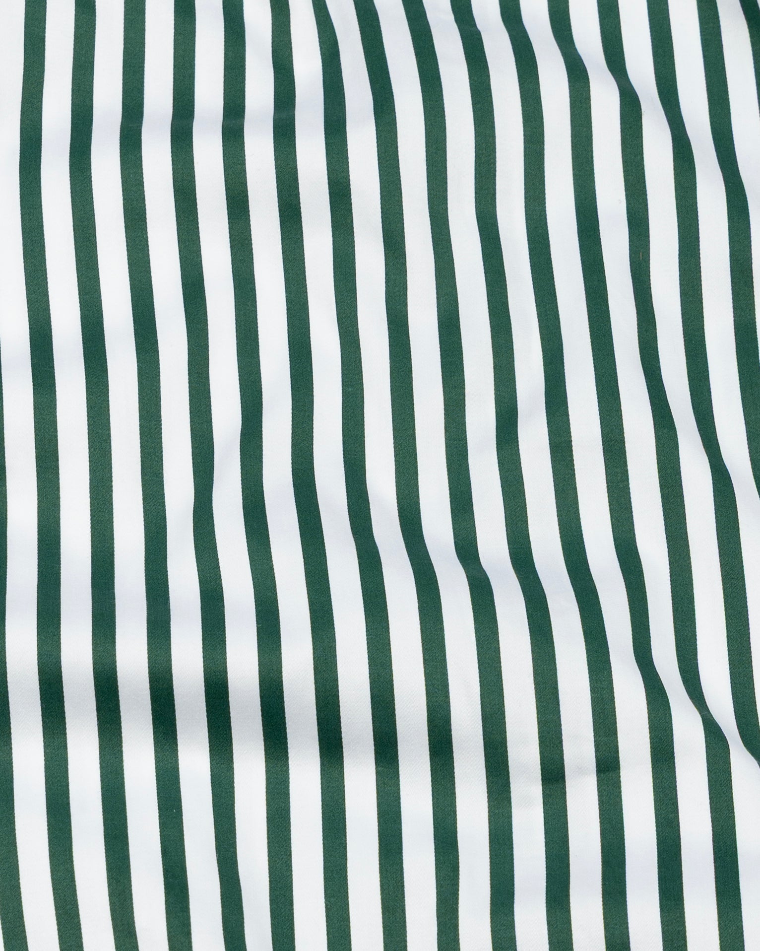 Cadenc Green White Cuff Collar Cotton Stripes Shirt - John Ellies