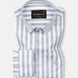 Holend Silver Premium Cotton Stripes Shirt - John Ellies