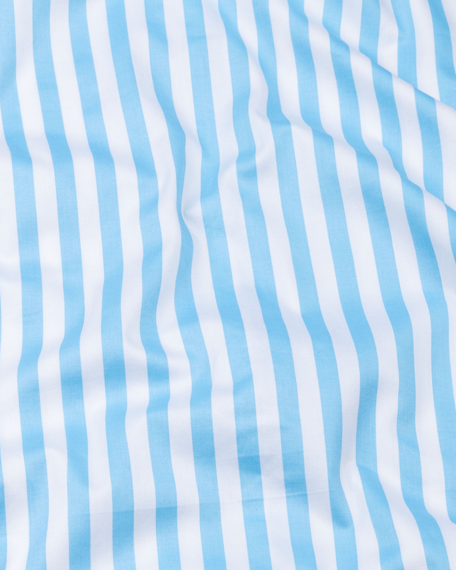 Holend Sky Blue Premium Cotton Stripes Shirt - John Ellies