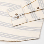 Axier Navy Blue Cotton Stripe Shirt - John Ellies