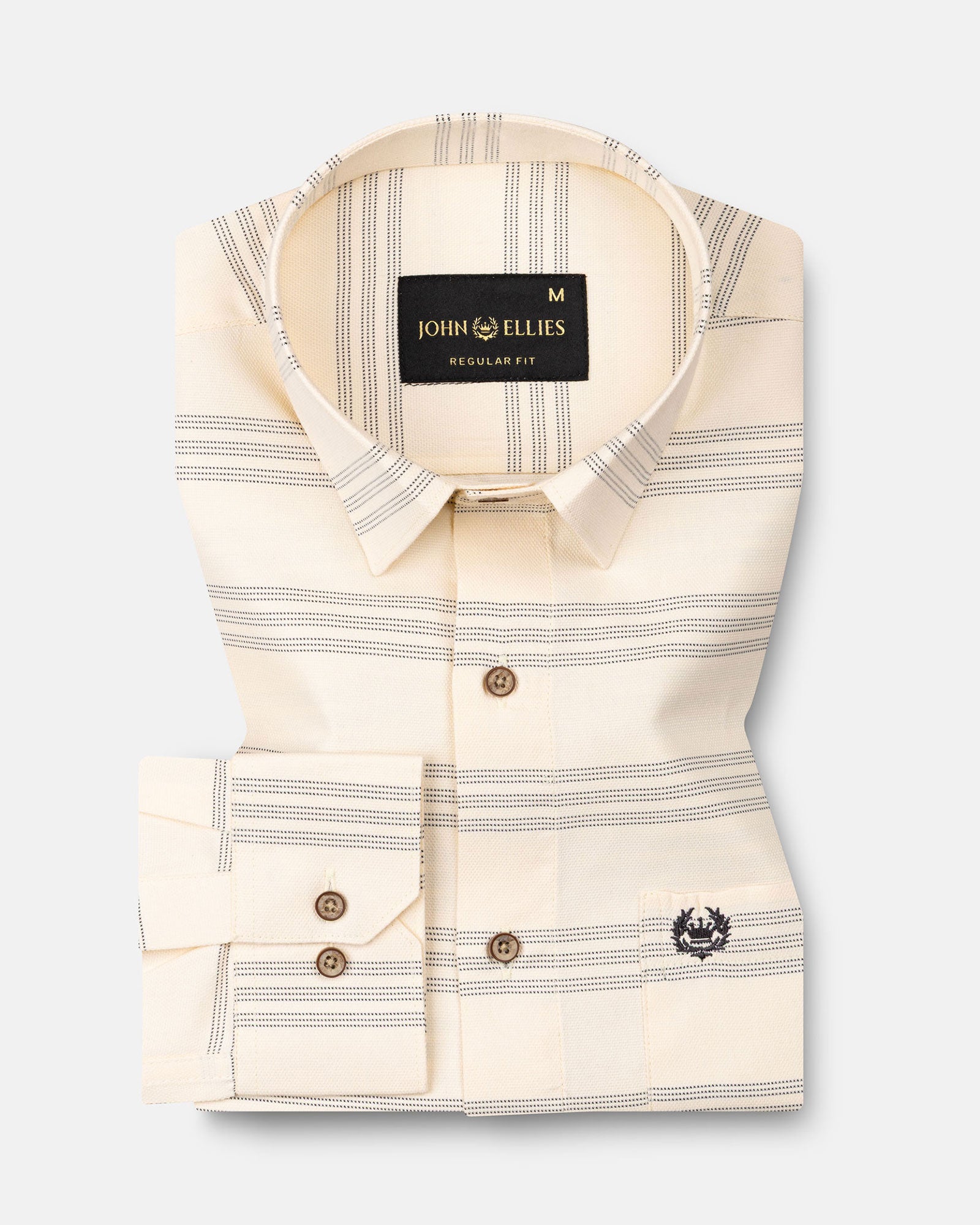 Axier Black Cotton Stripe Shirt - John Ellies